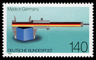 Briefmarke Made in Germany